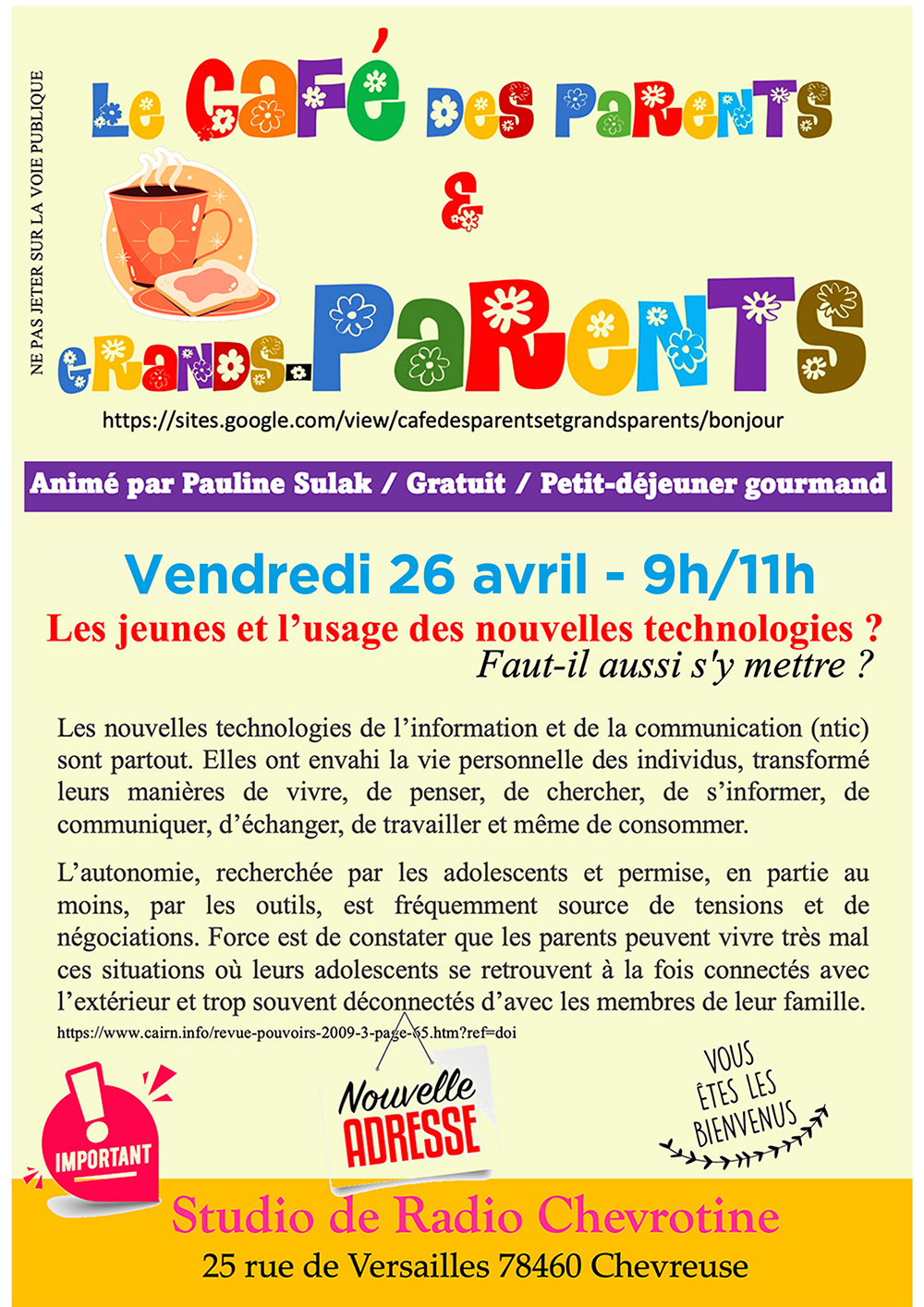 atelier musical parent