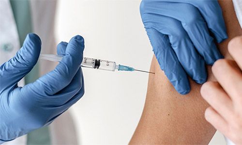 Centre de vaccination à Saint-Rémy