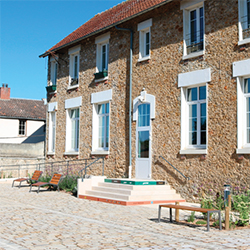 Inauguration de cour de la médiathèque