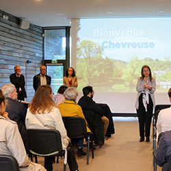 Cérémonie d'accueil des nouveaux chevrotins