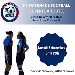 Toutes Foot : portes ouvertes football féminin