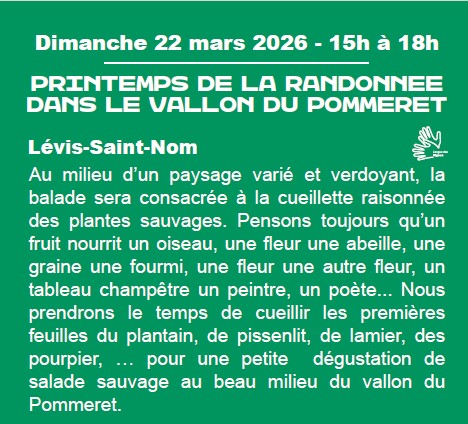 Balade avec interprète en langue des signes