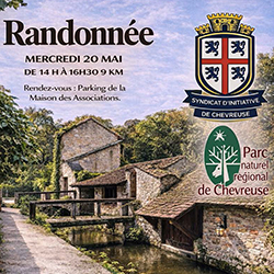 Randonnée organisée par le Syndicat d'Initiative et le PNR