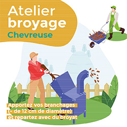 Broyage végétaux avec le Siom