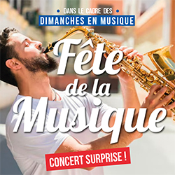 Dimanche en musique : concert surprise dans la cour de la médiathèque