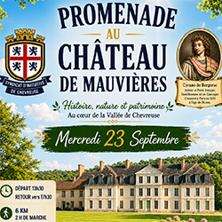 Promenade au chateau de Mauvière